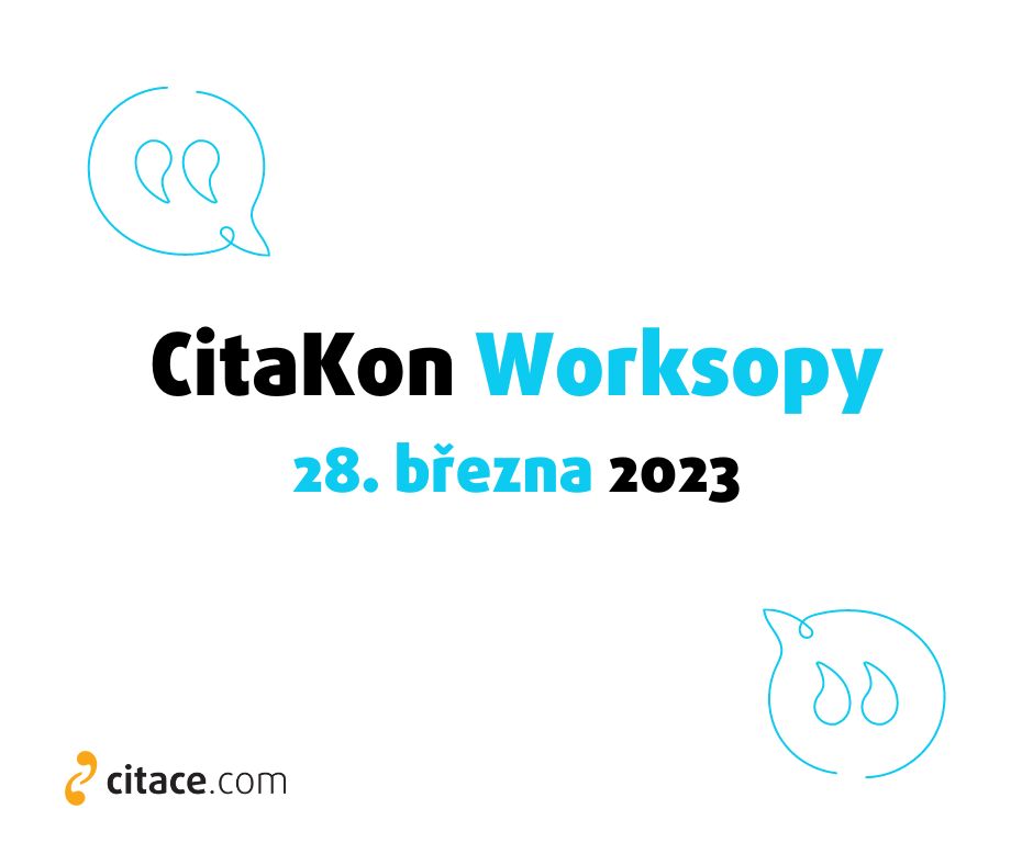CitaKon Workshopy 2023